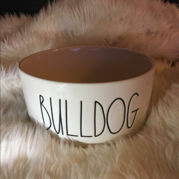 NWT Dog Bowl BULLDOG Food & Water Dish 6” Medium HTF custom breed - Picture 2 of 5